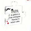 Father's Day Gift, Acrylic Block Puzzle with Quote Ornamen, For Dad for Birthday Father Christmas Gifts Birthday Gift, for Dad From Daughter or SonN