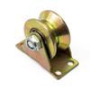 4PCS V-Groove Track Wheel 50mm Heavy Duty Sliding Gate Roller with Bracket