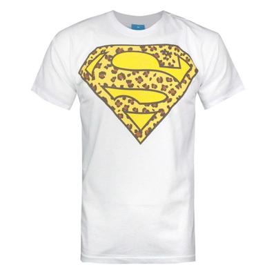 Addict Mens Leopard Symbol Superman T-Shirt