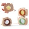 Montessori Baby Toys Education Wooden Blocks Toys for Kids Montessori Education Building Blocks Children Mini Camera Wooden Toys