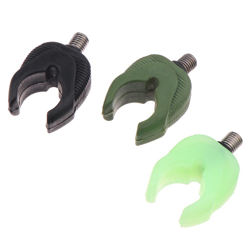 1 Stück Angelrutenhalter Karpfenangelrutenhalter Kopf Silikon Rutenendhalter Greifer für Angelalarm und Buzz Bar