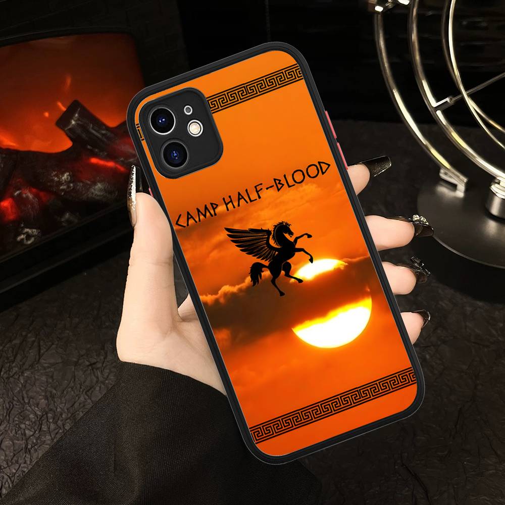 Camp Half-Blood Matt Transluzente Handyhülle Für Iphone 16 ProMax 15 14 13 12 11 X XS PRO Plus