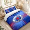 Set Biancheria da Letto 1 Copripiumino 2 Federe Stampa Rangers FC Camera da Letto Decorazione Casa