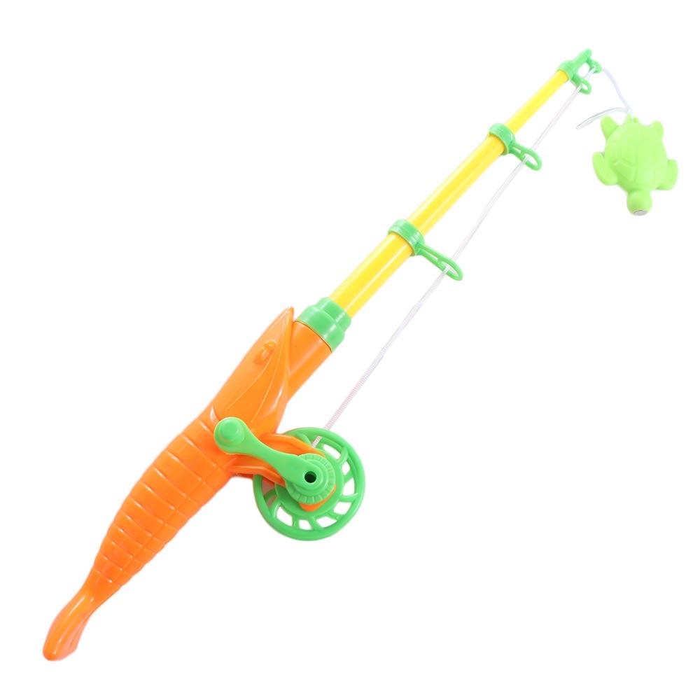Magnetic Fish Model Toy Retractable Fishing Toy Boys and Girls Kids Fishing Rod Baby Toys