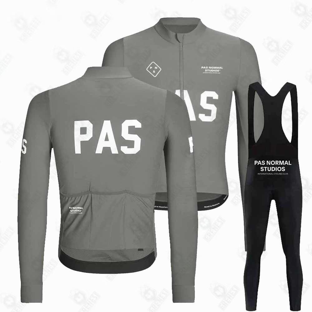 PAS fleece suit winter cycling suit long sleeve overalls trousers road bike mountain bike outdoor clothing
