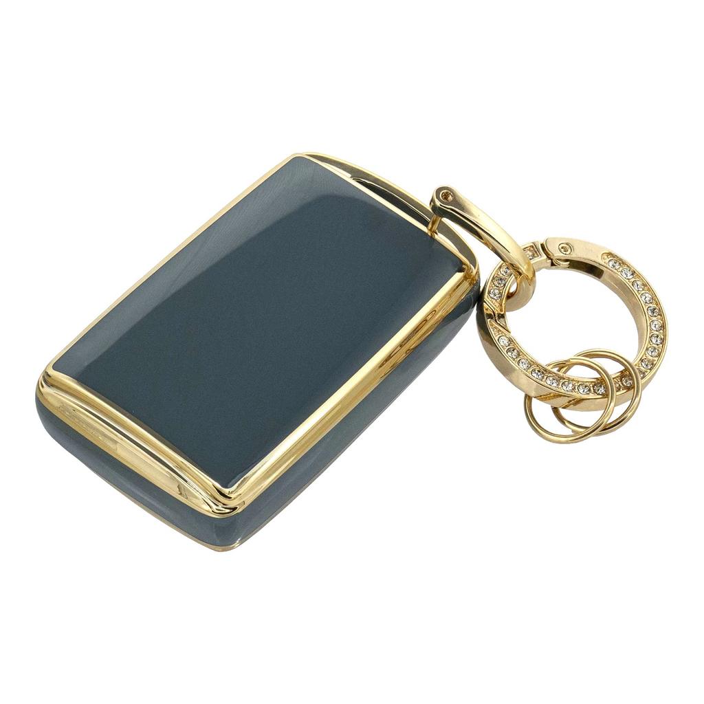 SKYBELL Key Case, Mazda Key Cover, CX-5, CX-8, CX-30, and Other Mazda, Smart Key, TPU Full Cover, Car Skybell, gray