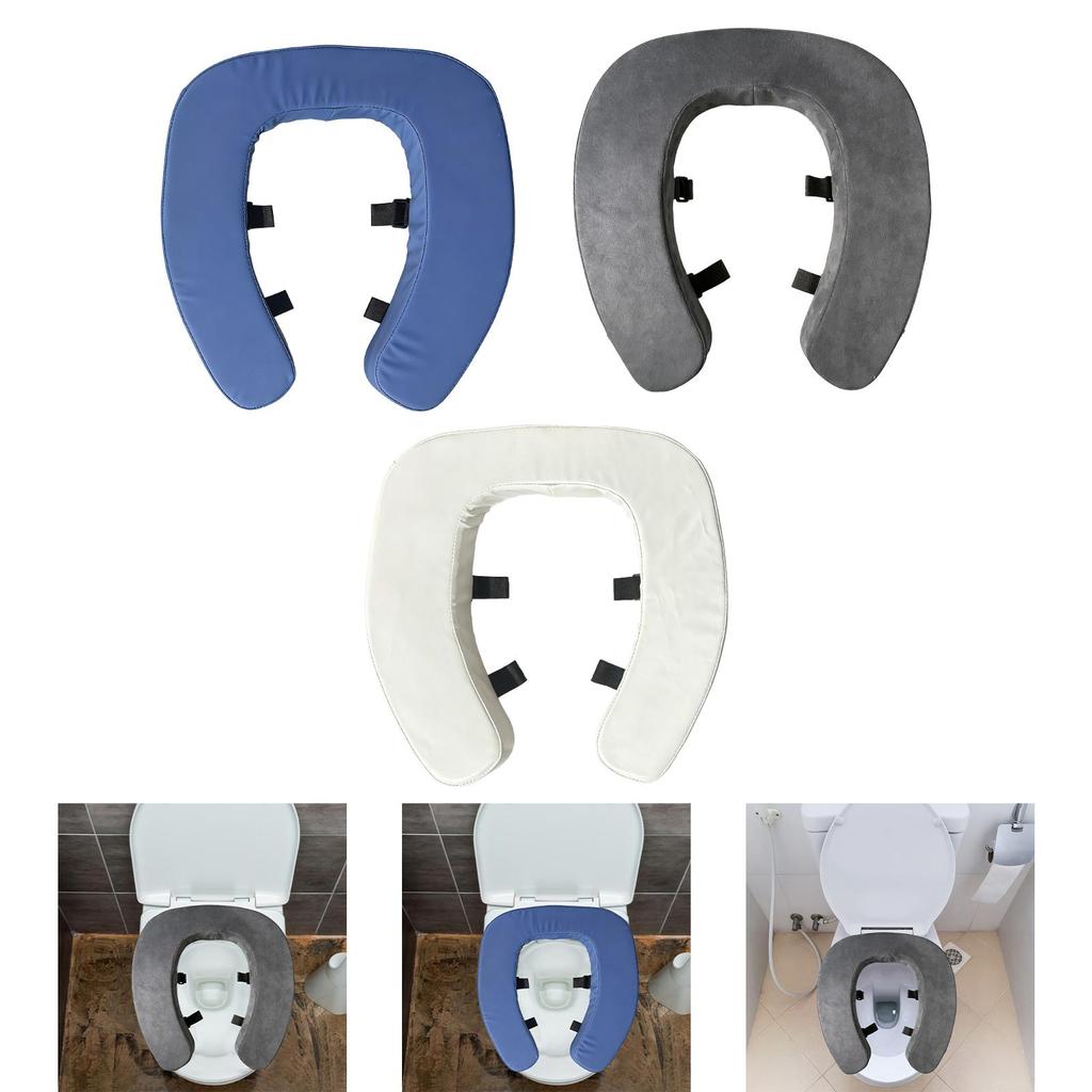 Elevated Toilet Seat Cushion, Raised Lifter, Comfortable, Universal, Thicker Pad for