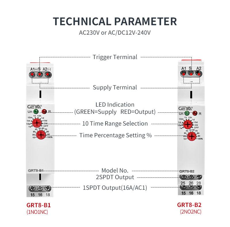 Delay Off Time Relay Small Relay With Led Indicator Electronic Dc 24v