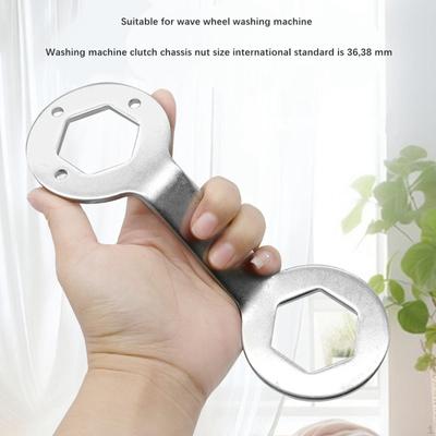 Spanner Wrench Hexagon Spanner, 36mm 38mm Iron Hex Wrench, Double Ended Portable Removal Tools