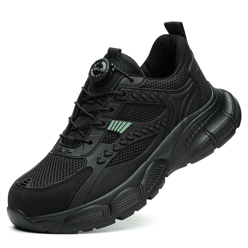 

Steel Toe Safety Shoes Woman Lightweight Work Shoes For Men 48 Breathable Safety Sneakers For Lady Protective Shoes For Work 36