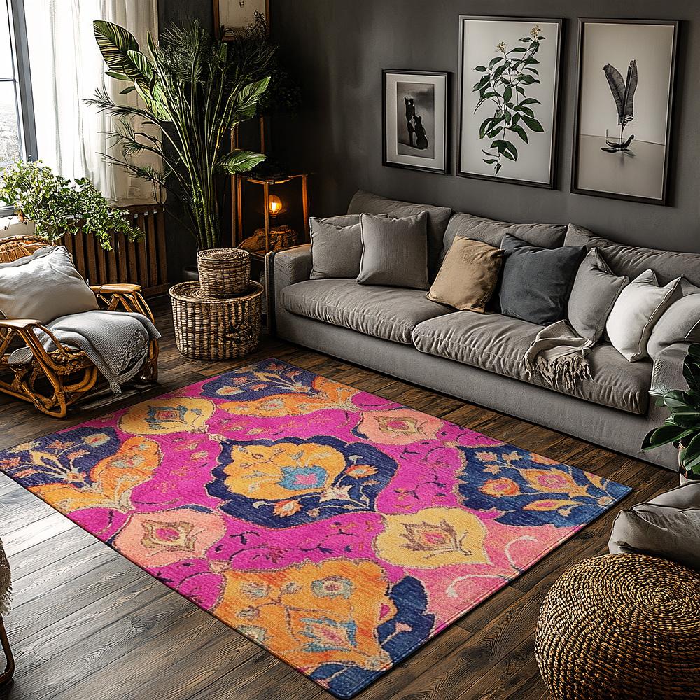 

Стильный ковер для зоны Нескользящий Моющийся Внутренний Наружный Ковер Бохо Коврик для пола Гостиная Спальня Декор Домашний Акцент 50cm x 80cm