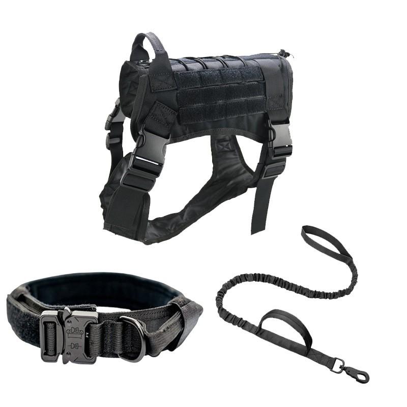 Large Dog Tactical Harness Vest With