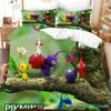 3D Printed Pikmins Game Bedding Set Boys Girls Twin Queen Size Duvet Cover Pillowcase Bed Kids Adult Fashion Home Textileextile