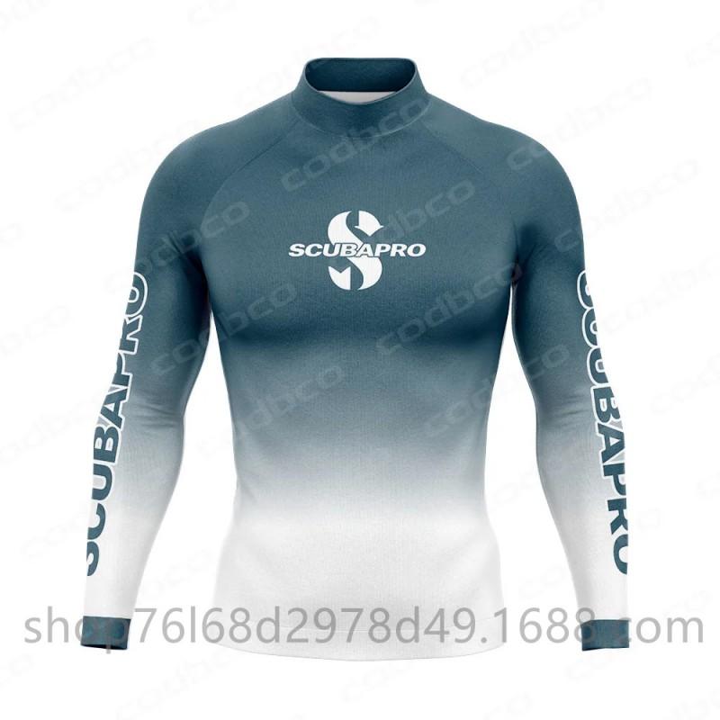 UV Protection Rash Guard Snorkeling Diving Surfing Quick Dry Long Sleeve Swimwear Unisex