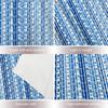 Blue Abstract Stripes Wall Tapestry,Modern Wall Hanging Large Tapestry Decoration Polyester Fiber White Hem Around for Dorm Room