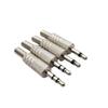 Metall Audio Stecker Verbinder 3,5mm Drahtklemmen Verbinder Adapter