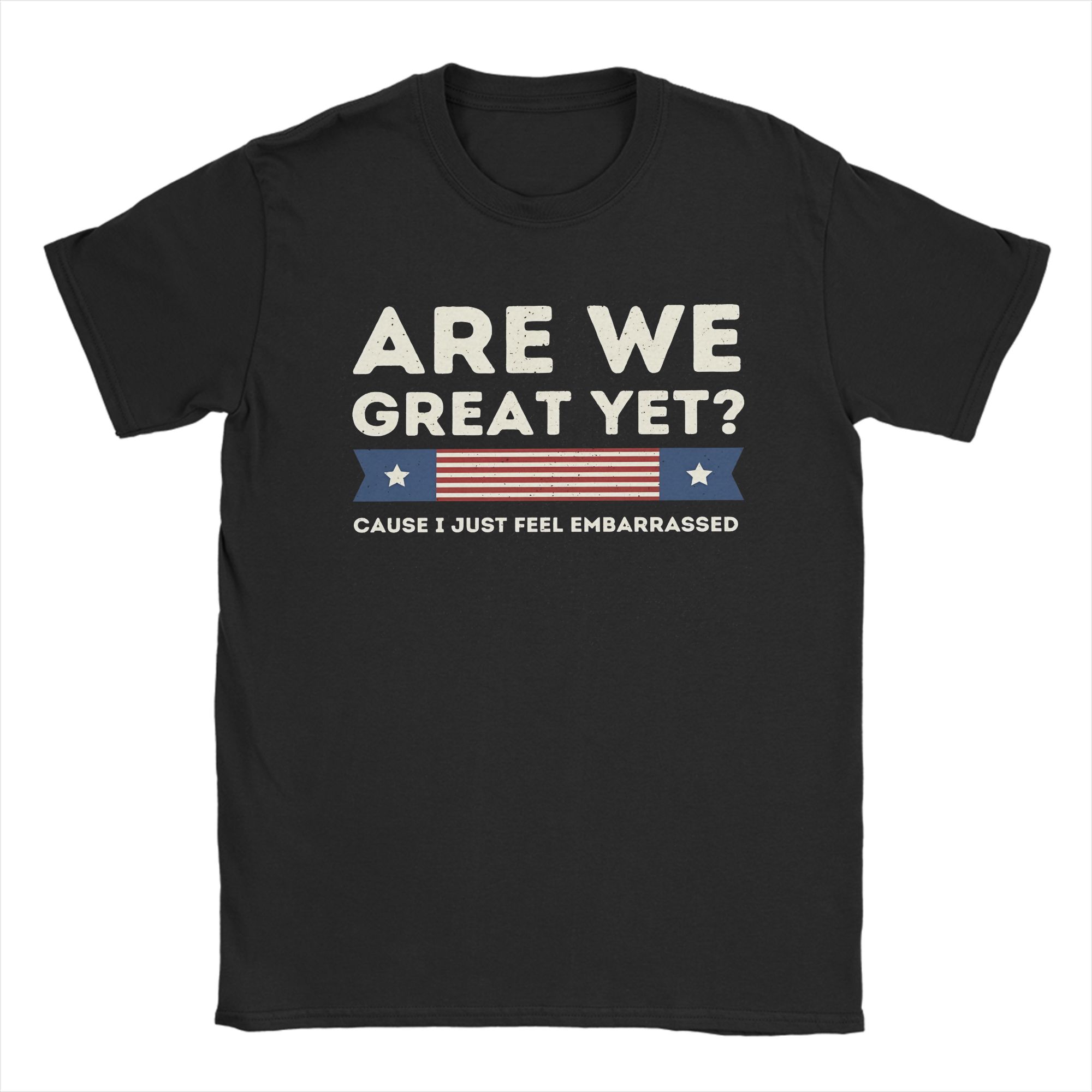 Men Women Are We Great Yet Shirt Pure Cotton Printed T-Shirt  Clothing Outfits 4XL