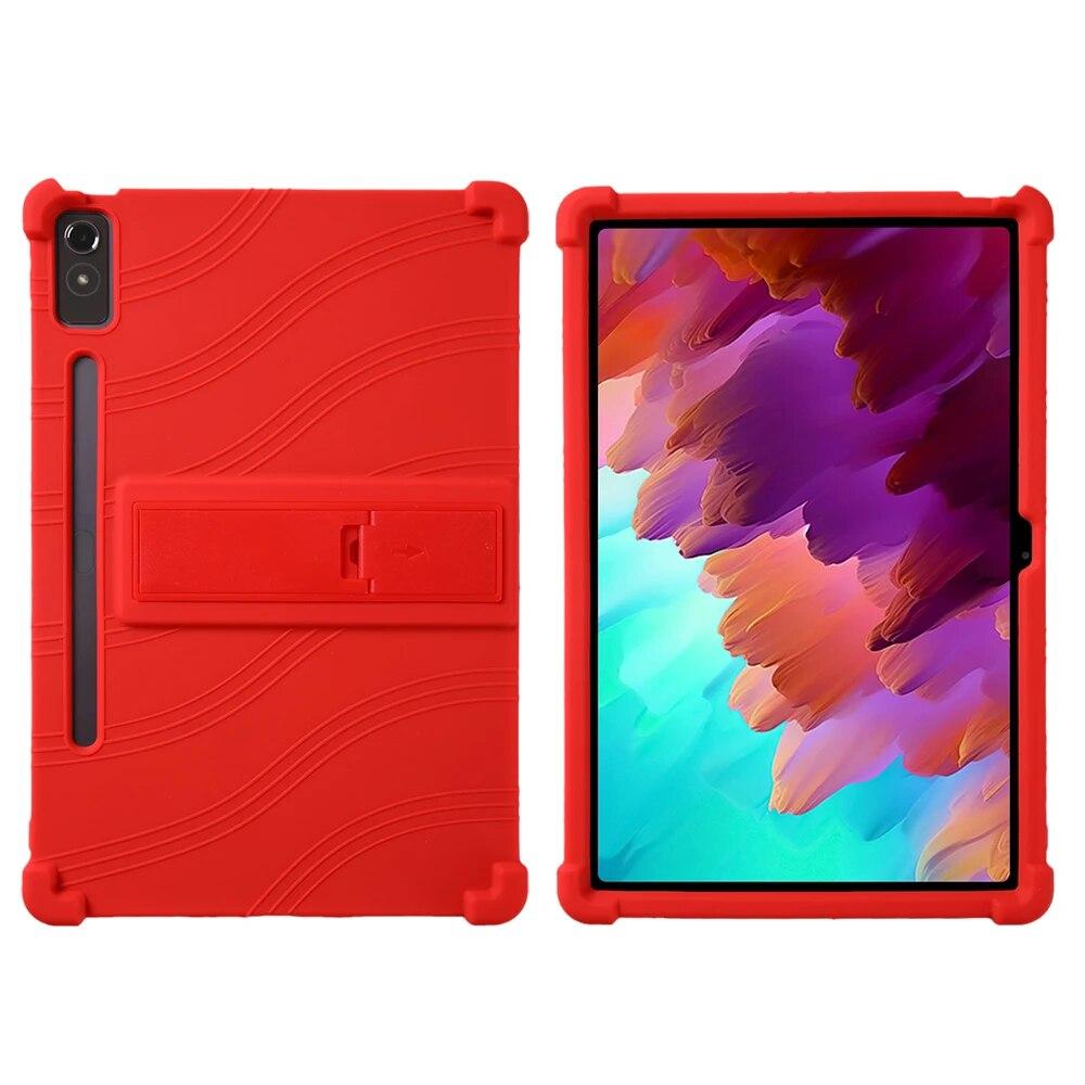 Armor Soft Silicon Cover for Lenovo Tab P12 Xiaoxin Pad Pro 12.7 Inch 2023 TB-371FC TB370FU Qitian K12 12.7 Inch TB240FC Tempere Glass