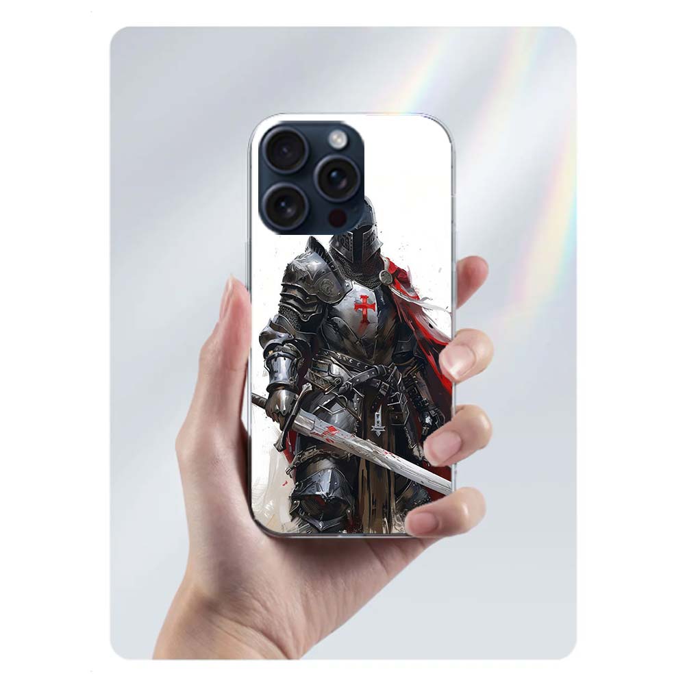 The Bright Red Crusade Clear Phone Case For Iphone 17 Air 16 Pro Max 15 Pro 14 Plus 17E 16E 11 13 12 Mini Cover Cases Fundas Cel
