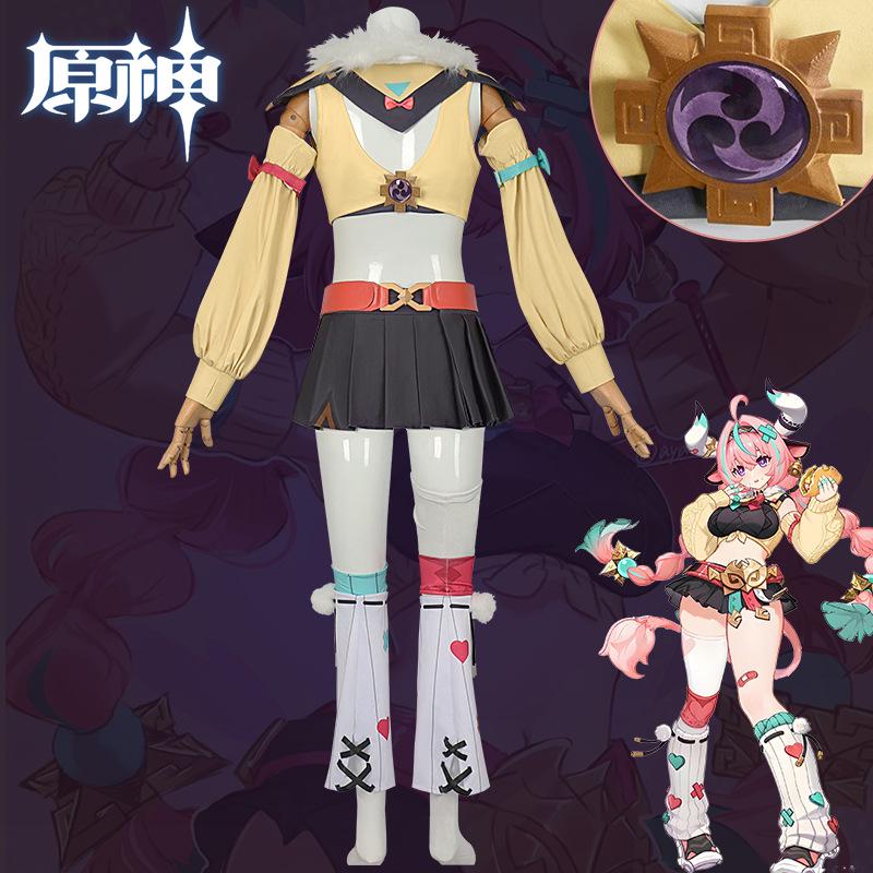 Genshin Impact Valesa Cosplay Costume - Anime Role-Playing Outfit
