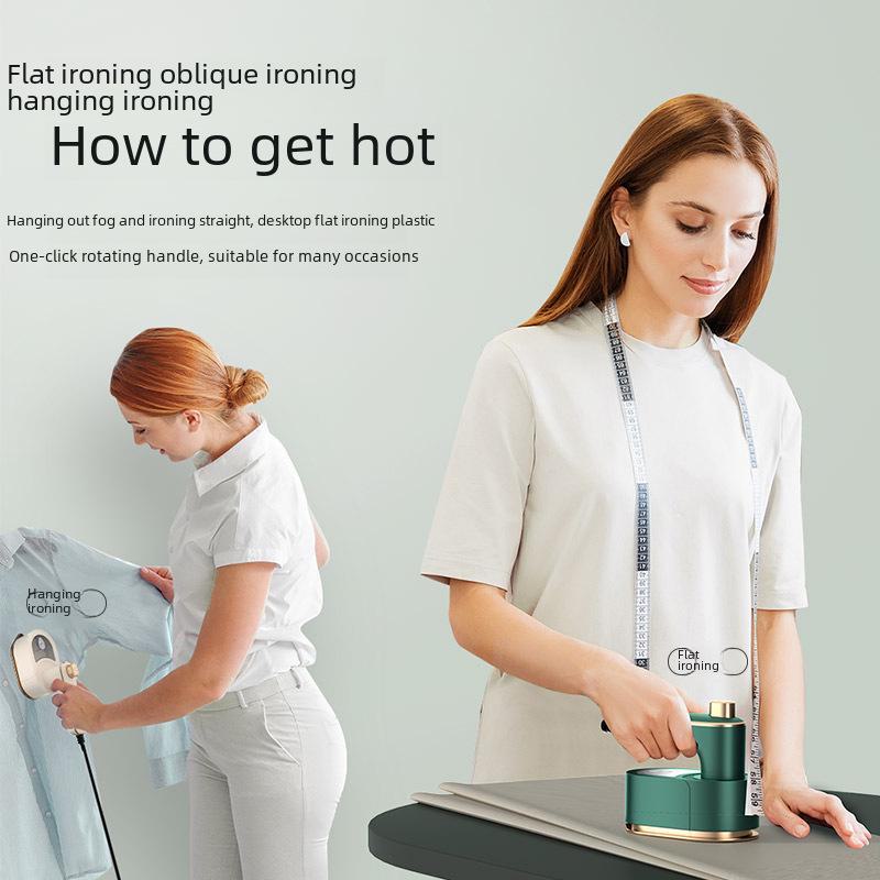 Portable Folding Handheld Iron for Home & Travel - Mini Ironing Solution