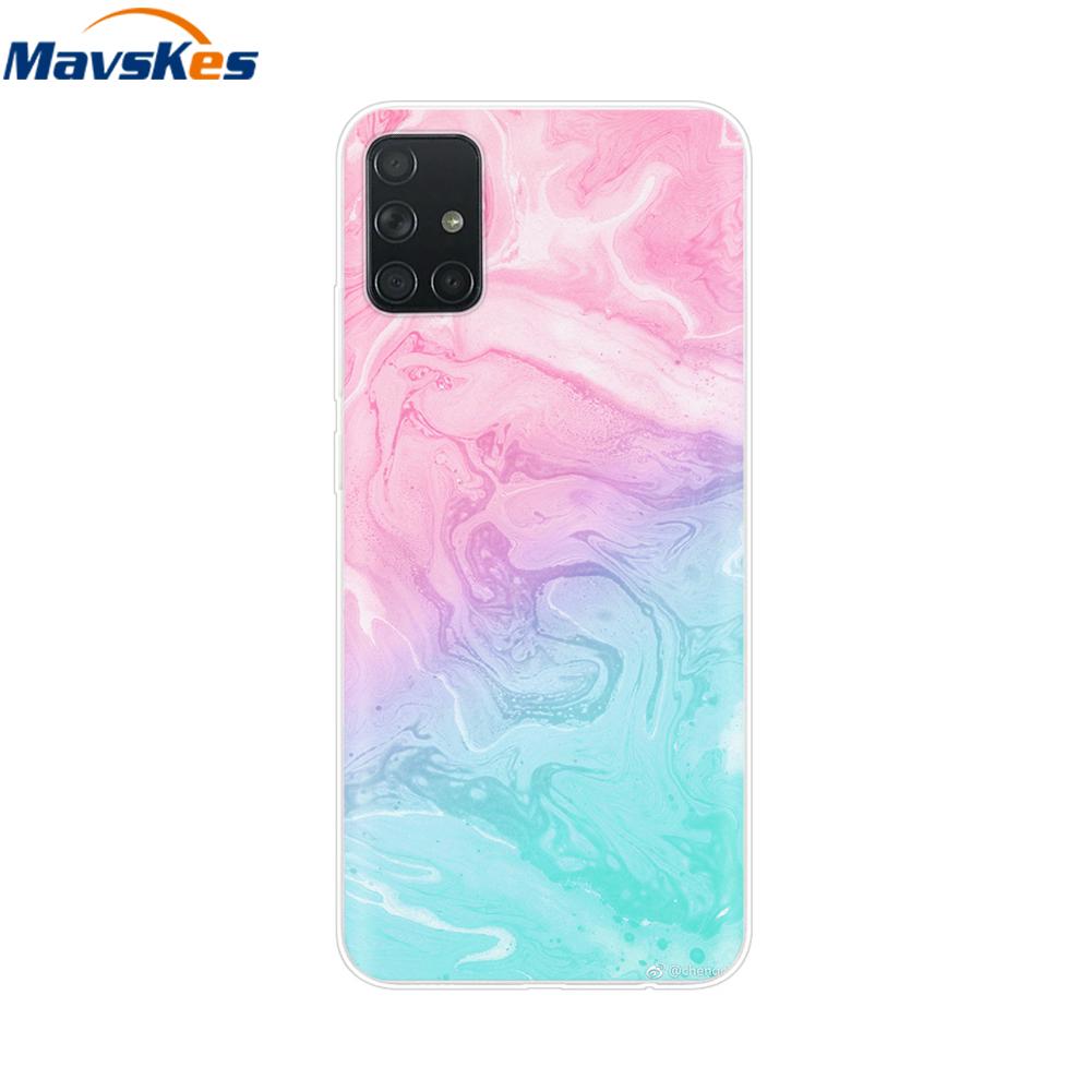 For Samsung Galaxy A51 Case Silicon Transparent Back Cover Phone Case for Samsung Galaxy A71 SM-A715F A515F A 51 71 Cover Fundas