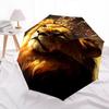 Lion King, Crowned Majesty- Automatic Umbrella, Four Seasons Portable Folding Umbrella, Suitable for Men and Women, Travel, Daily Compact Um