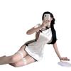 Sexy antique cheongsam sexy uniform temptation pure desire uniform set free pure desire split hollow temperament