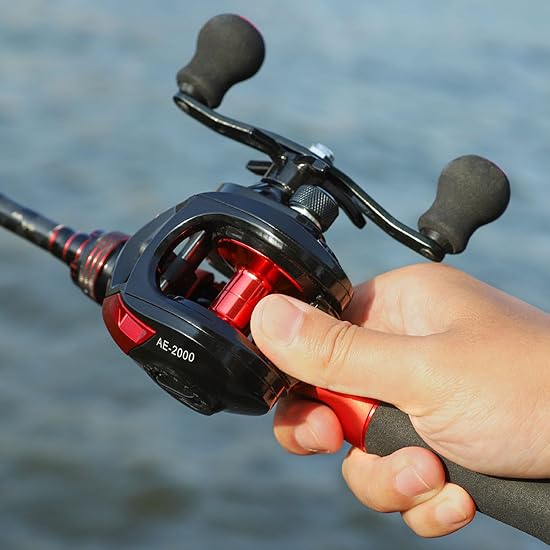 Baitcasting Reel Right-Hand Retrieve Long Casting Reel Metal Shell Anti-Burst Line Metal Gear Ratio 