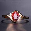 Natural Ruby Gemstone Ring in 18K Gold - 1.05CT