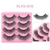 4 Pairs Of False Eyelashes, Thick Eyelashes, Exaggerated Fried Hair, Simulated Messy Eyelashes