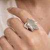Creative Retro Wing Ring Cute Geometric Irregular Ring Unique Jewelry Accessories Opening Ring Gift