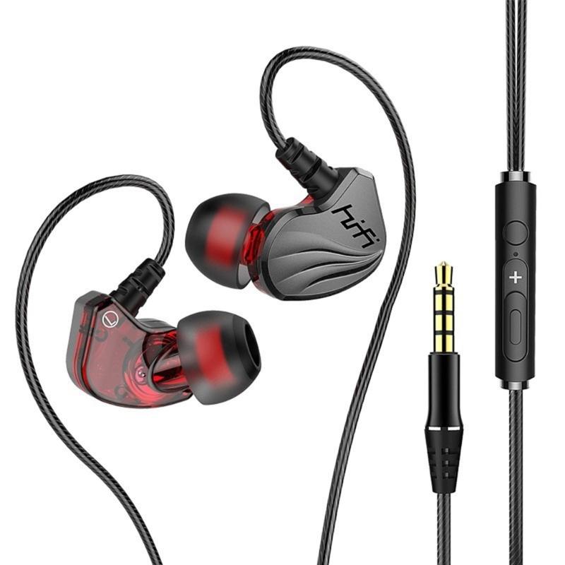 Corded In Ear Headphones With 3.5Mm / Type C Earbuds For Sports Running Gaming Bass Sound TPE Braided Cable
