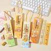 2Set Cute Cartoon Capybara Pencil Stationery Set Kawaii 5Pcs/Set Eraser Pencil Sharpener Children Student Stationery Supplies