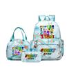 Rhythm box teen schoolbag sprunki cartoon print backpack pencil bag three-piece children's schoolbag 4