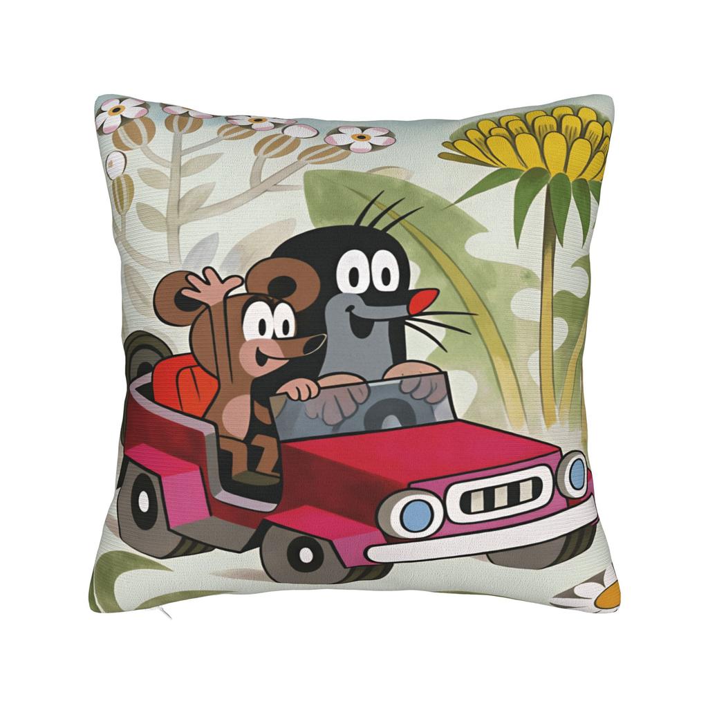 The Little Mole Krtek Pillow Case  Print Pillow Cover For Office Car Home Decor Funny Pillowcases