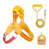 Dopamine Colored Dog Harness & Leash with Cloud Sponge Handle
