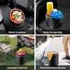 1/2pcs 4L Car Trash Can, Foldable Multifunction Storage Bucket for Auto Outdoor Fishing, Portable Leakproof Trash Bin