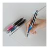 Mitsubishi Pencil Alpha Gel Mechanical Pencil, 0.5mm, Slightly Firm, Black, M5618GG1P.24, Gel Grip, Low Center of Gravity, Light Writing Pressure,