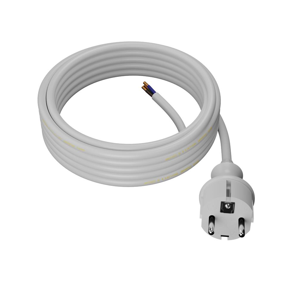Awtools Przewód Z Wtyczką 2M 3X1,5 Białyh05Vv-F