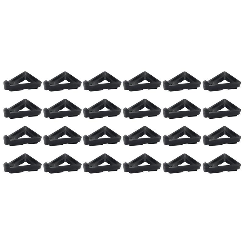AT19-For Outdoor Planters For Garden Pot Feet 24 PCS Breathable Invisibles Stands Toes Lifters, Stackable Flower Base Support Ou