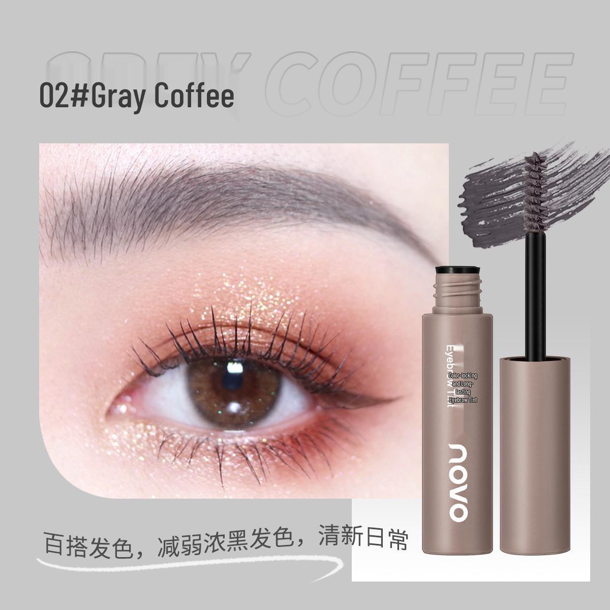 

NOVO Waterproof, Sweatproof Brow Mascara: Long-Lasting, Non-Smudge, 3D Natural Definition for Perfect Brows.