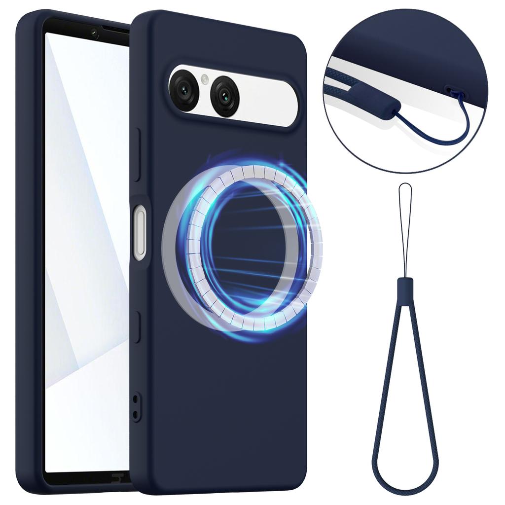 Für Sony Xperia 10 VII Hülle Magnetische Hülle Anti-Drop Flüssigsilikon Handyhülle