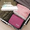 Hanging Travel Toiletry & Cosmetic Bag - Portable Wet/Dry Separation with Hook