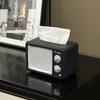 Creative Retro Vintage Radio Tissue Box Living Room Coffee Table Storage Box Household Napkins Paper Drawer Table Decoration