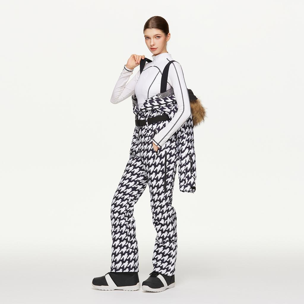 Damen Skianzug Einteiler Schneeanzug Snowboard Slim Isoliert Jumpsuit Wasserdicht Winddicht Winter Warm Outdoor Sportarten Snowboardanzug für Damen