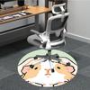 1pc Hamster Office Round Rug, Non-slip, Soft and Durable Office Rug for Interior Decoration, Perfect for Office, Beautiful Decoration yy260323026