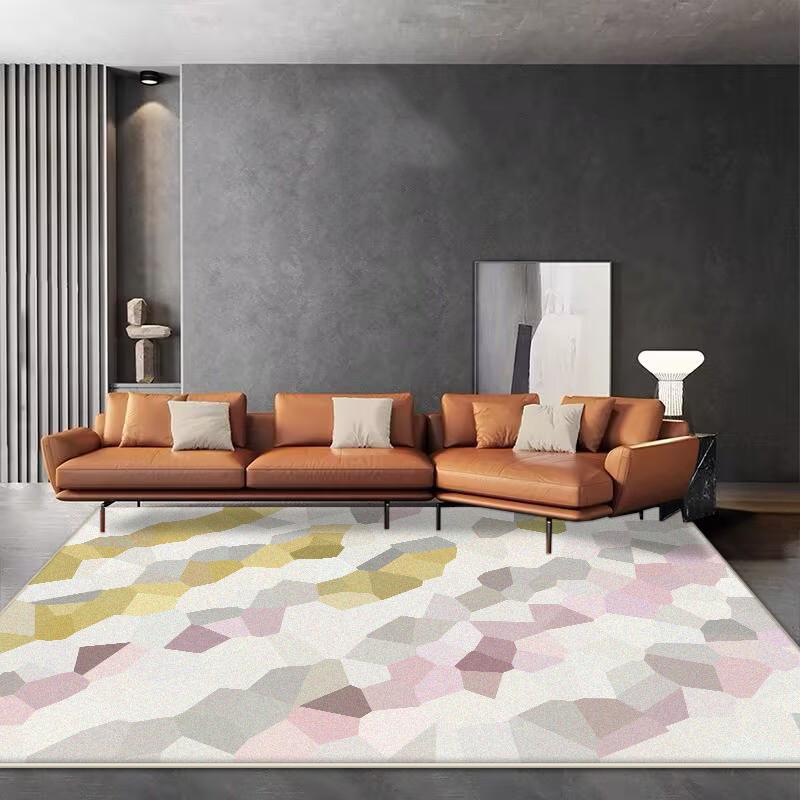 Modern Luxury Carpet for Living Room Decoration Home Fashionable Nordic Sofa Side Floor Mat Big Size Washable Rugs for Bedroom