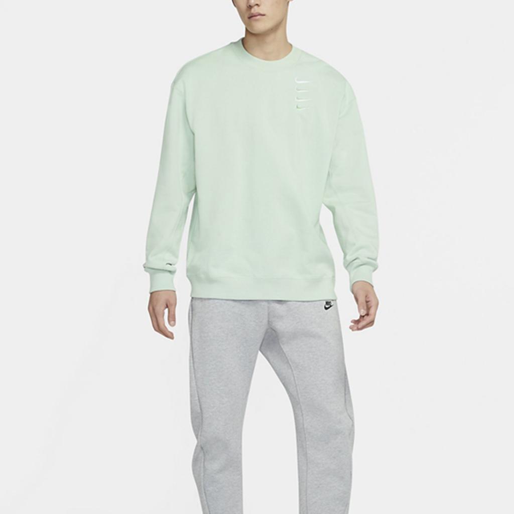 Nike Swoosh Gradient Pullover Round Neck Green Light Green Men's DA3193-330