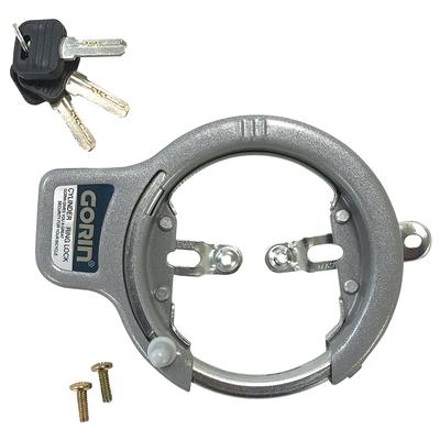 GORIN Dimple Key Ring Silver Lock, GR771-SL